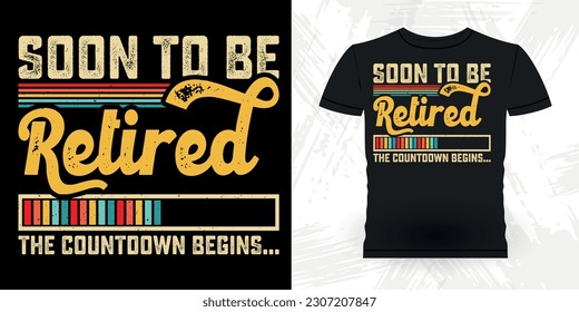 Funny Retirement Pension Retired Retro Vintage Retirement T-shirt Design