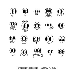 Premium Vector  Hand drawn cute googly eyes plastic toys set funny comic  wobbly eyes in sketch doodle style vector