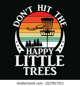 Funny Retro Disc Golf Golfing Player Sport