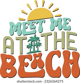 Funny Retro Groovy Wavy  Styled Multicolor Typography on White Background. Summer Sublimation  Quote, Saying, Slogan For Adventure Lover Outfits. 