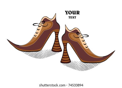Funny retro shoes