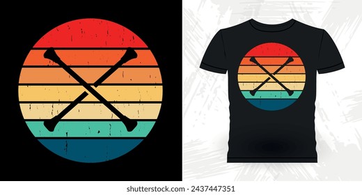 Funny Retro Vintage Baton Twirling T-shirt Design