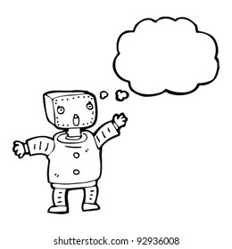 funny robot cartoon