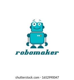 funny robot , cute and simple