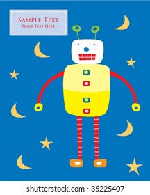 funny robot greeting