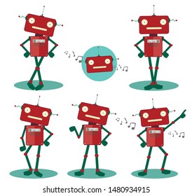 funny robot. interesting mechanical idea