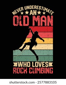 Funny Rock Climbing Mountain Climber