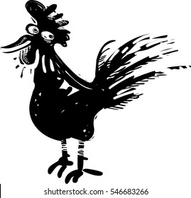 Funny Rooster