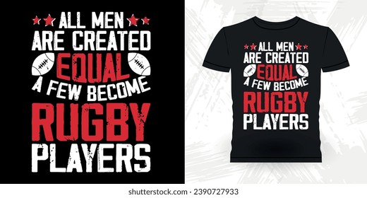 Funny Rugby Player Coach Vintage Rugby Player T-shirt Design