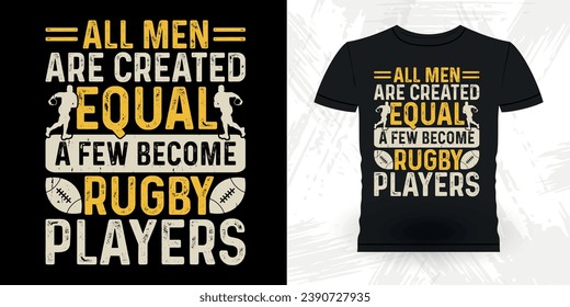 Funny Rugby Player Coach Vintage Rugby Player T-shirt Design