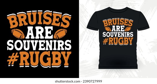 Funny Rugby Player Coach Vintage Rugby Player T-shirt Design