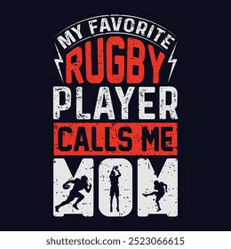 Funny Rugby Vintage Rugby Player T-shirt Design, Football Vector Illustration, Rugby Player Coach