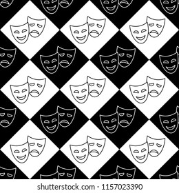 9,051 Theater mask pattern Images, Stock Photos & Vectors | Shutterstock