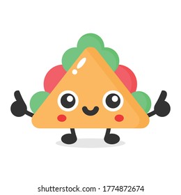 funny sandwich food mascot character