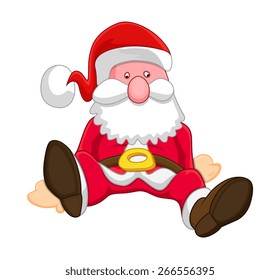 Funny Santa Cartoon