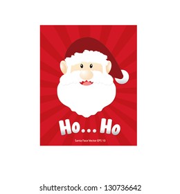 Funny Santa smiling