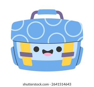 Funny school bag cartoon character