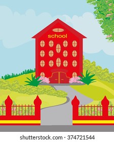 funny school building