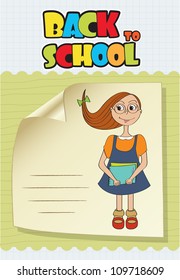 Funny schoolgirl