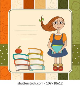 Funny schoolgirl
