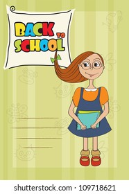 Funny schoolgirl