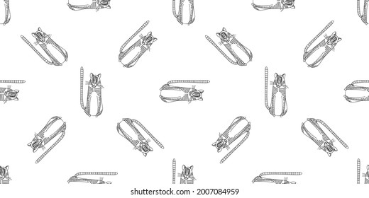 Gracioso patrón infantil impecable con tigres. Año del fondo del tigre. Dibujo simple de un gato tabby. Diseño textil y de tejido.Ilustración vectorial.