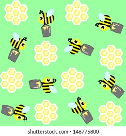 Funny seamless pattern