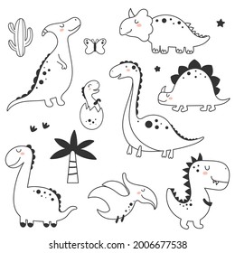 Funny seamless pattern with hand drawn white triangles on a green background. Vector background for children.