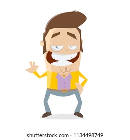 funny seventies guy clipart
