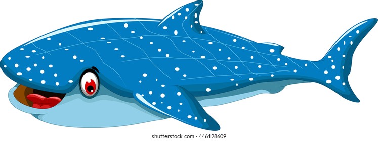 funny shark cartoon for you design