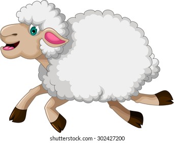 funny sheep cartoon 