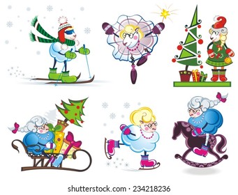 Funny sheep .Happy new year 2015