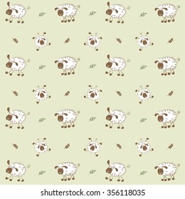 Funny sheep pattern.