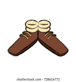 Funny shoes cartoon