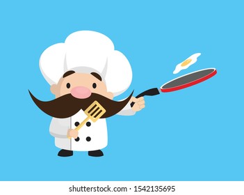 Funny Short Chef - Preparing Food