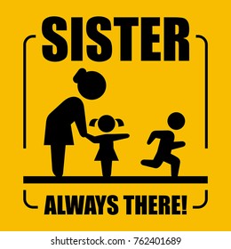 Funny sister sign