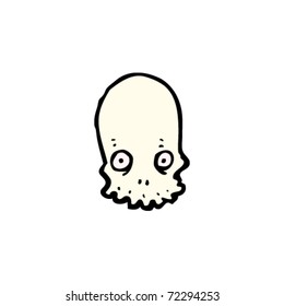 funny skull cartoon