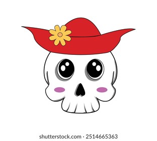 Funny Skulls of Man and Women