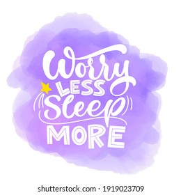 Funny sleep and good night quotes. Vector design elements for t-shirts, pillow, posters, cards, stickers and pajama