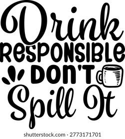 A funny and slightly cautionary graphic design combining the advice to 