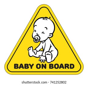 Funny small baby sitting with dummy