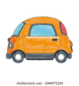 Funny small car cartoon