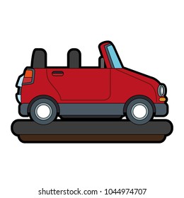 Funny small car cartoon