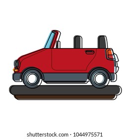 Funny small car cartoon