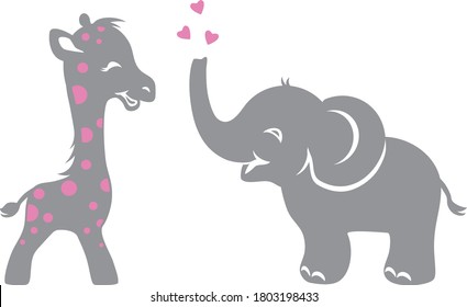 Baby Elephant Silhouette Hd Stock Images Shutterstock