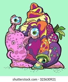 Funny snail