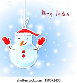 Funny snowman