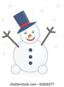 funny snowman