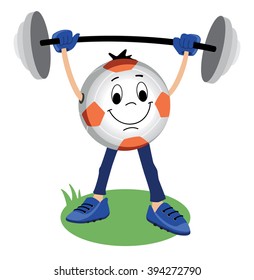 Funny Soccer ball with bar