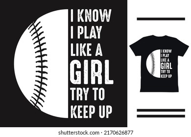 Funny softball lover t shirt design